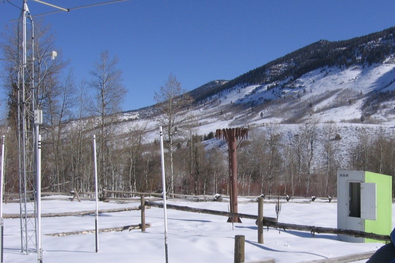 A SNOTEL site in Utah